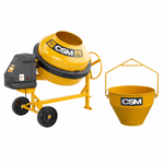 Betoneira CSM 400L Monofásica + Caçamba 50L para Guincho de Coluna