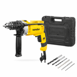 Furadeira Vonder com impacto 1/2" jogo de 9 brocas FIV 709 | 220V