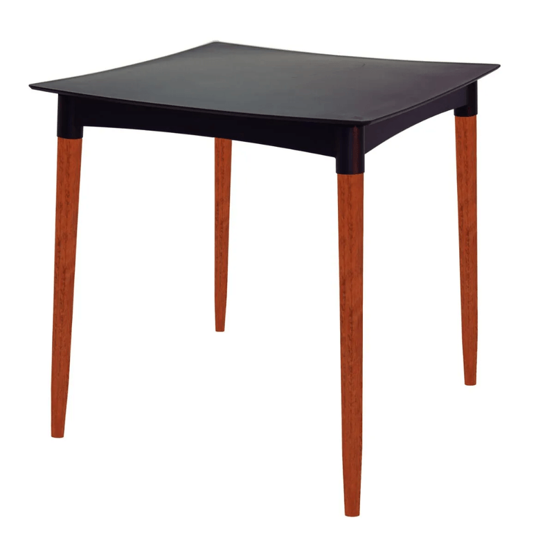 Conjunto Mesa Tramontina Diana 4 Lugares Preto + 4 Cadeiras ECO