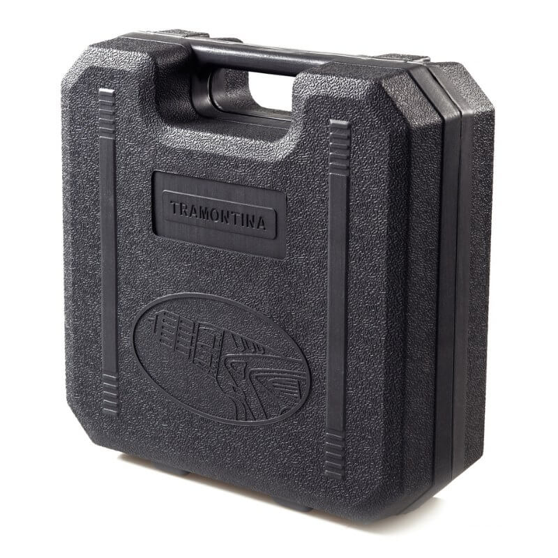 Kit Parafusadeira/Furadeira 12V Tramontina com Maleta - 16 peças