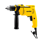 Furadeira de Impacto Vonder 550W 1/2” + Kit Brocas e Ponteiras 110 Peças | 220V