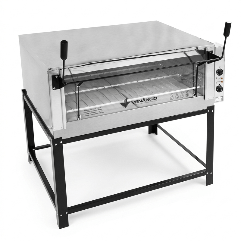 Forno de Lastro Elétrico Venâncio Roma FERI90 Inox | 220V