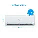 Ar Condicionado Inverter Elgin Eco 3 12.000 BTUs Frio Wi-Fi | 220V