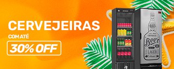 Cervejeiras com até 30%OFF