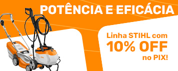 Aproveite a seleção de produtos Stihl com desconto