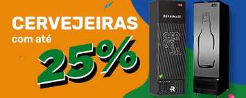 Cervejeiras 25% off