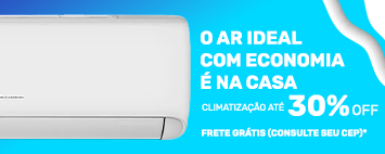 Ar-condicionado barato e até 30% de desconto!