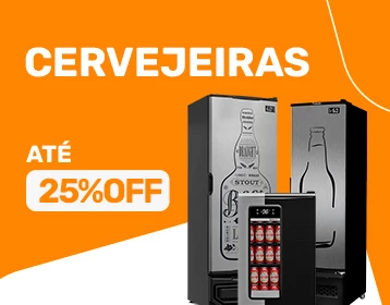 Cervejeiras até 25%OFF