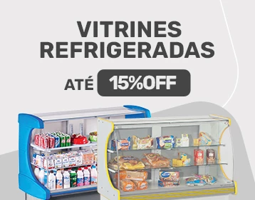 Vitrines Refrigeradas com até 15%OFF